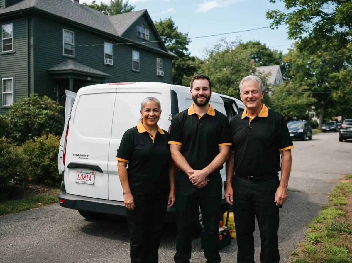 The Zandrix Insect Defense team, pest control sevice in Lowell, MA
